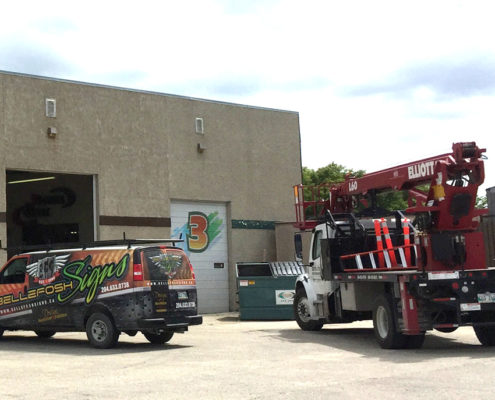 BelleFosh company trucks